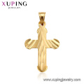 33400 xuping Schmuck neues einfaches Design 24K Gold plattiert Christentum Kreuz Anhänger